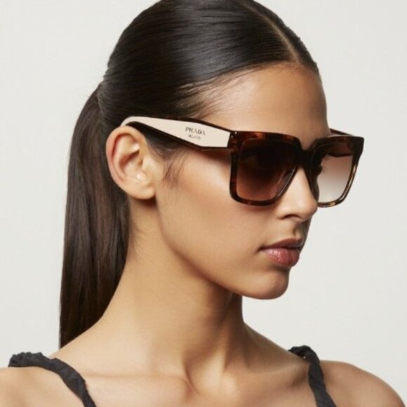 NEW PRADA PR24ZS 07R0A6  PR 24ZS HAVANA SUNGLASSES PRADA PR24ZSF 07R0A6 - Picture 5 of 6